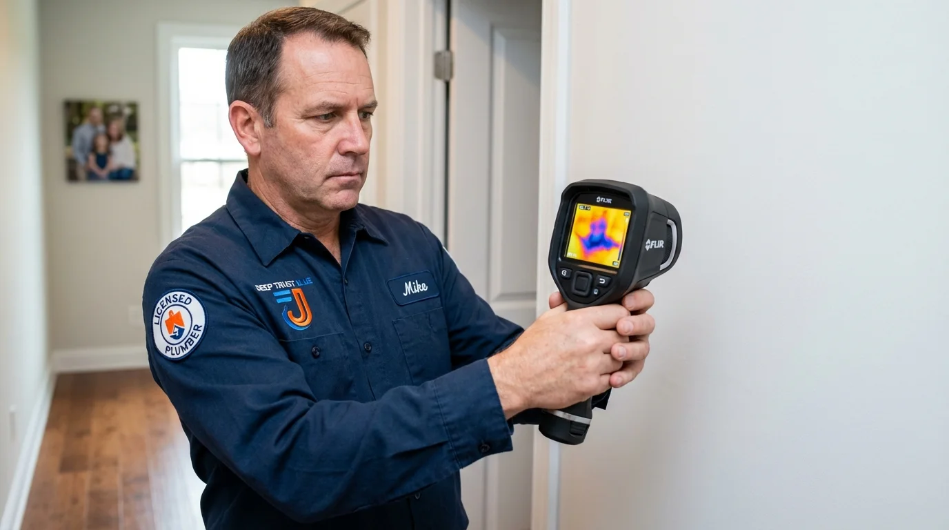 Thermal imaging leak detection by Johns Plumbing LLC in Drexel Hill